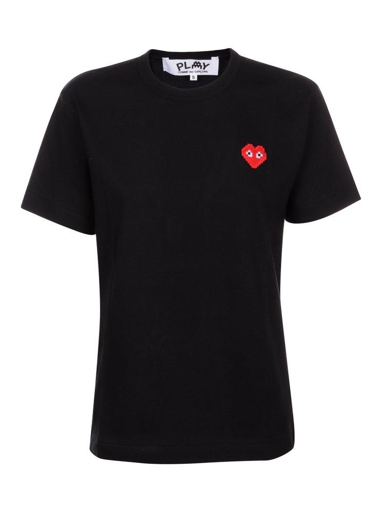 Comme des Garçons Play Crewneck Short-Sleeved T-Shirt商品第1张图片规格展示