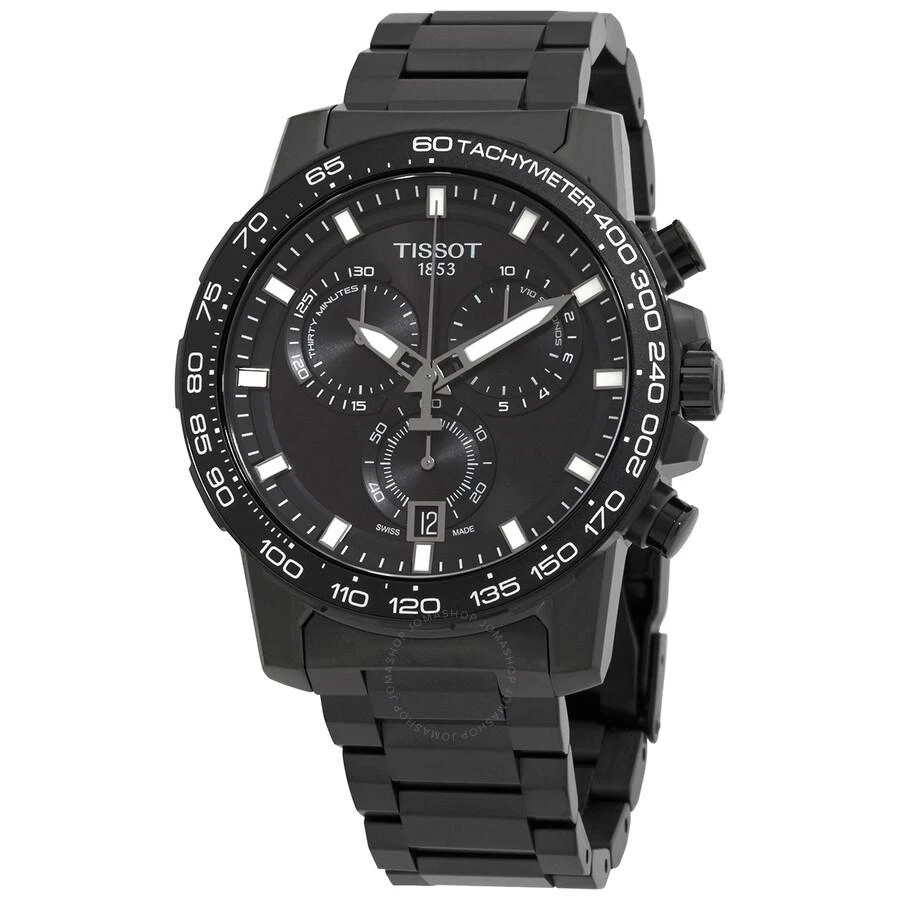 商品Tissot|T-Sport Chronograph Quartz Black Dial Men's Watch T125.617.33.051.00,价格¥2755,第1张图片