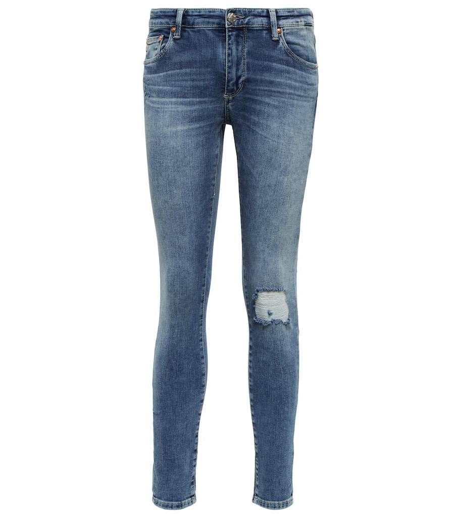 商品AG Jeans|The Legging中腰紧身牛仔裤,价格¥943,第1张图片