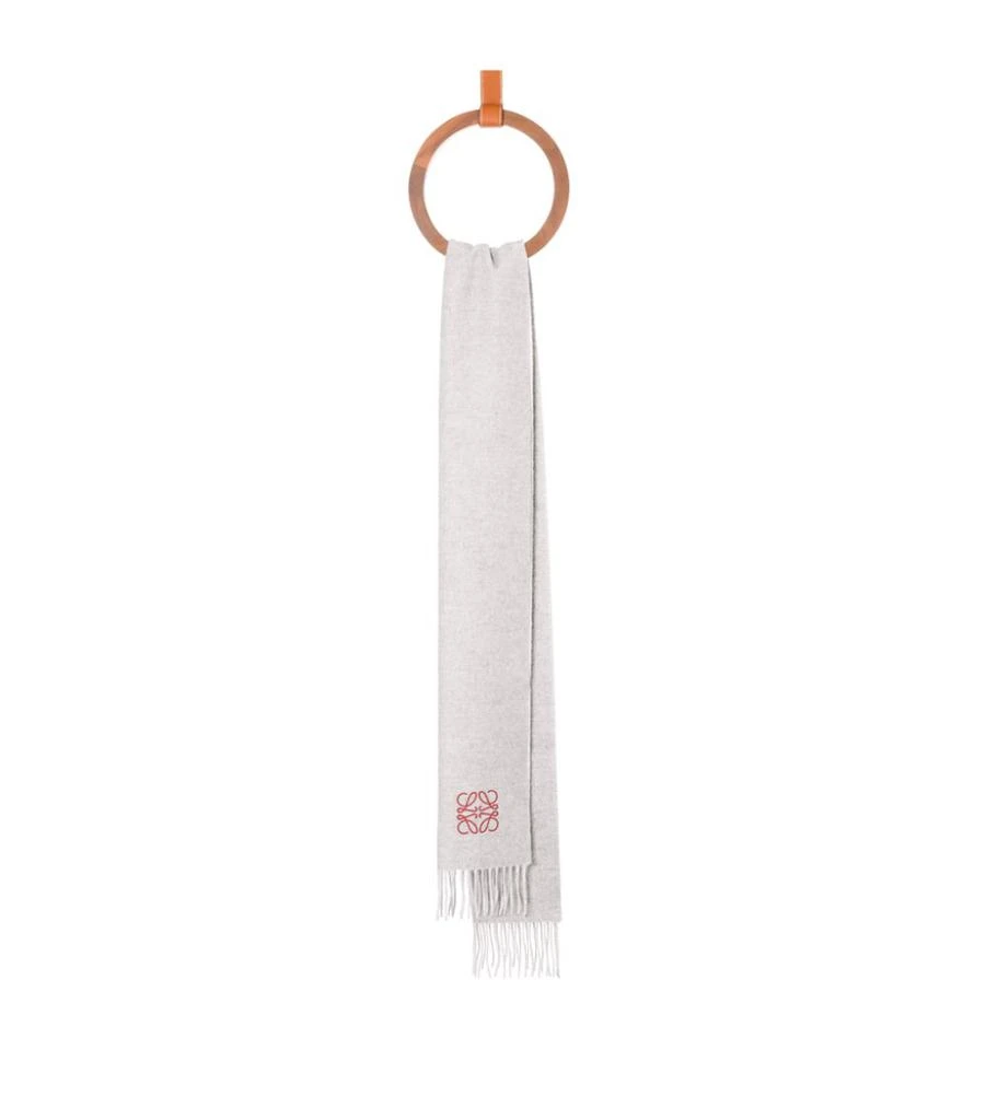 商品Loewe|Wool-Cashmere Anagram Scarf,价格¥2937,第2张图片详细描述