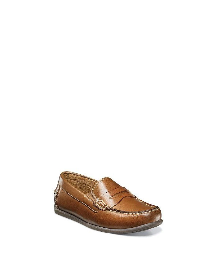 商品Florsheim|Boys' Jasper Leather Driver Slip On Loafers - Toddler, Little Kid, Big Kid,价格¥316,第1张图片