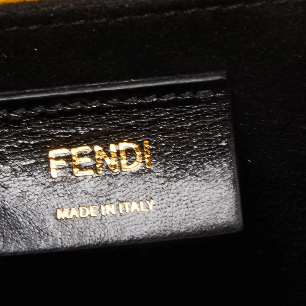 Fendi Yellow Leather Horizontal Box Crossbody Bag 商品