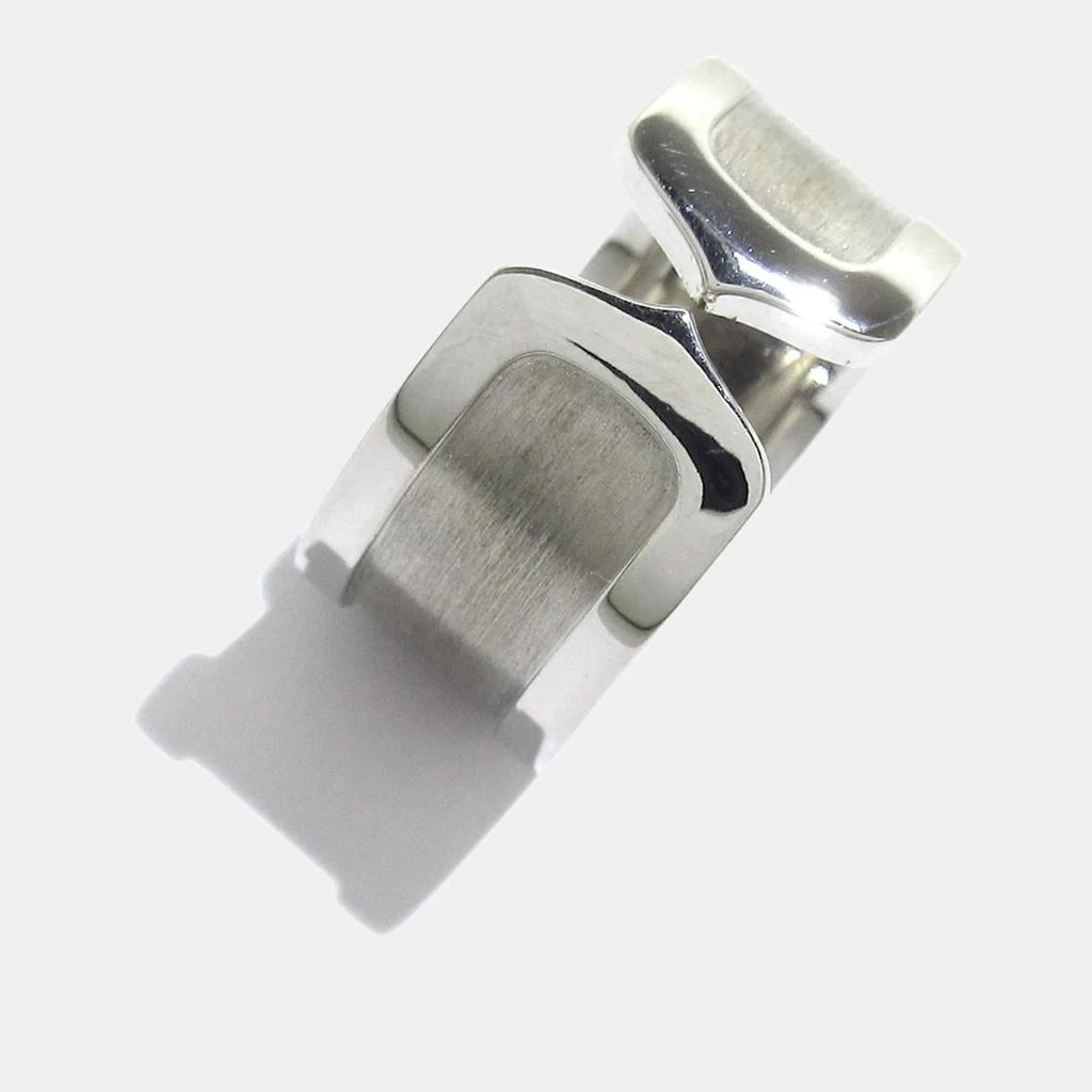 商品[二手商品] Cartier|Cartier Vintage Double C 18K White Gold Ring EU 54,价格¥10230,第4张图片详细描述