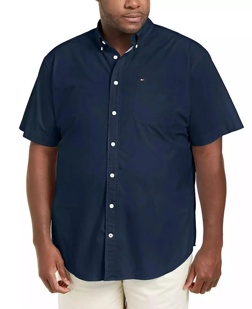 商品Tommy Hilfiger|Men's  Big & Tall Maxwell Short-Sleeve Button-Down Shirt,价格¥529,第2张图片详细描述