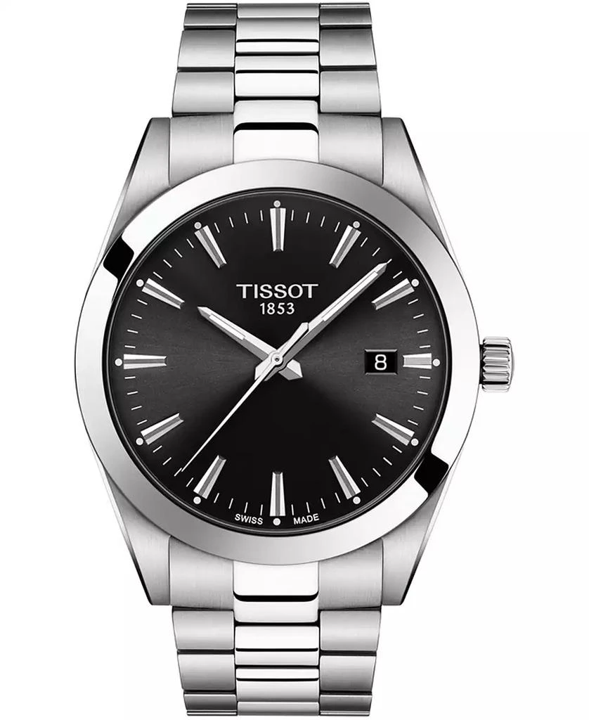 商品Tissot|Men's Swiss T-Classic Gentleman Stainless Steel Bracelet Watch Watch 40mm,价格¥3279,第1张图片