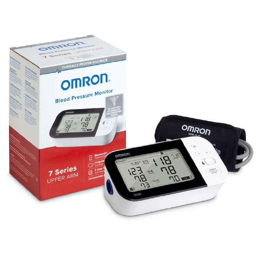 商品omron|7 Series Wireless Upper Arm Blood Pressure Monitor (BP7350),价格¥627,第2张图片详细描述