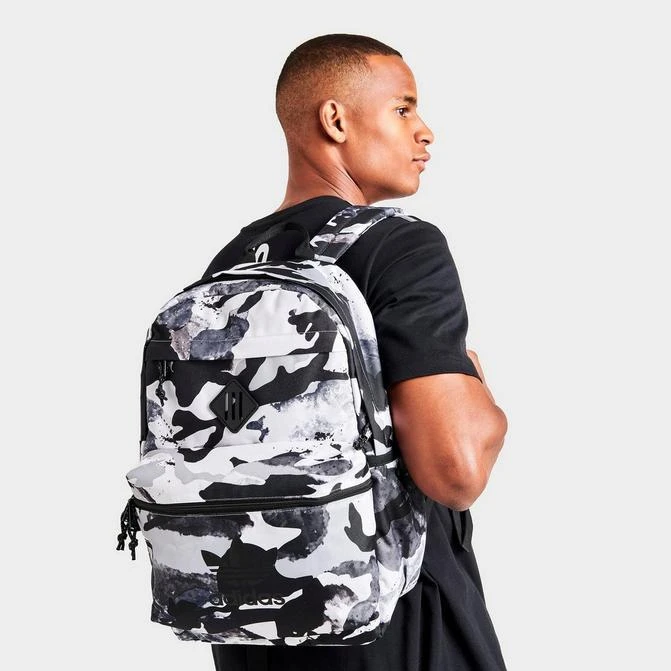 商品Adidas|adidas Originals Trefoil 2.0 Camo Backpack,价格¥150,第1张图片