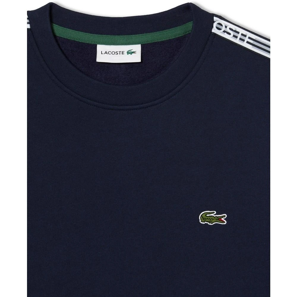 商品Lacoste|Men's Logo-Tape Crewneck Sweatshirt,价格¥406,第3张图片详细描述