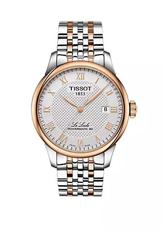 商品Tissot|2 Tone Stainless Steel Swiss Automatic Le Locle Bracelet 39 Mm Watch,价格¥5949,第1张图片