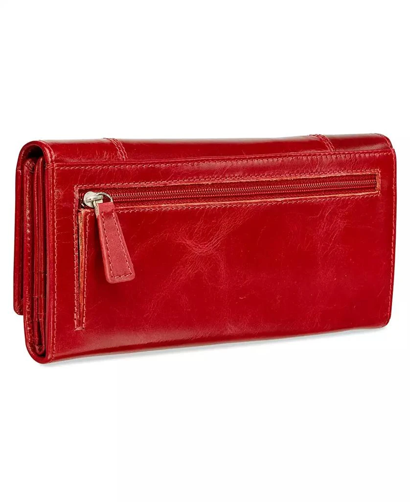 Casablanca Collection RFID Secure Ladies Trifold Wing Wallet 商品