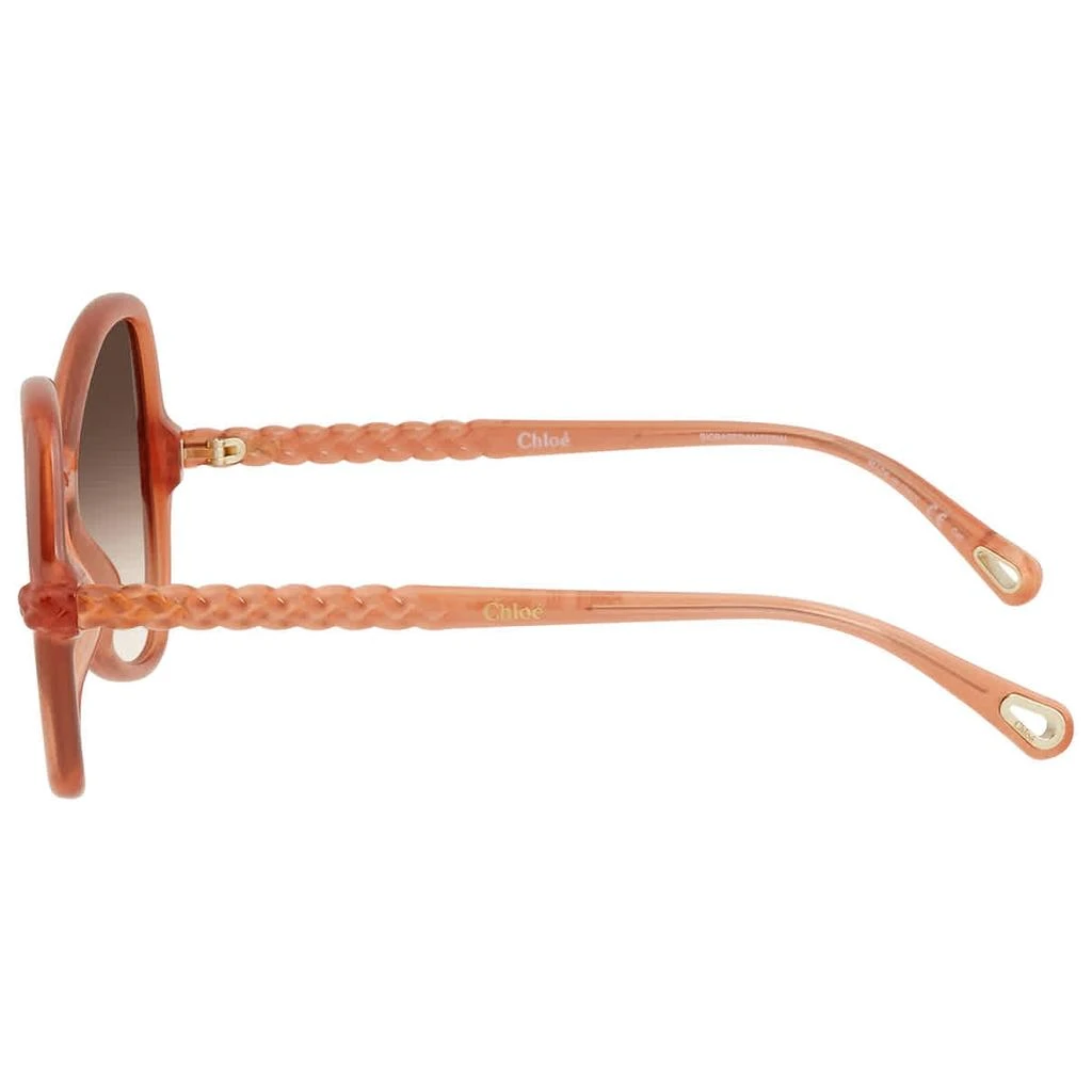 商品Chloé|Brown Gradient Butterfly Ladies Sunglasses CH0001S 003 56,价格¥960,第3张图片详细描述