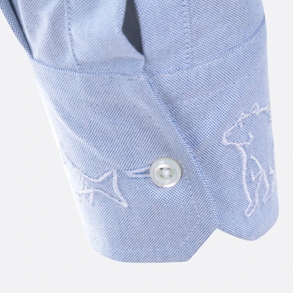 THOM BROWNE 蓝色男士衬衫 MWL272E-07606-480 商品