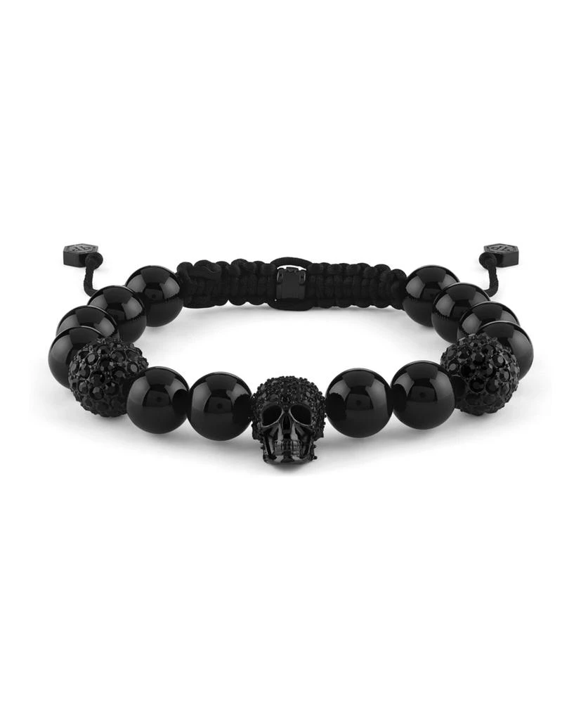 商品Philipp Plein|Plein Elite Crystal Onyx Beads Bracelet,价格¥1226,第1张图片