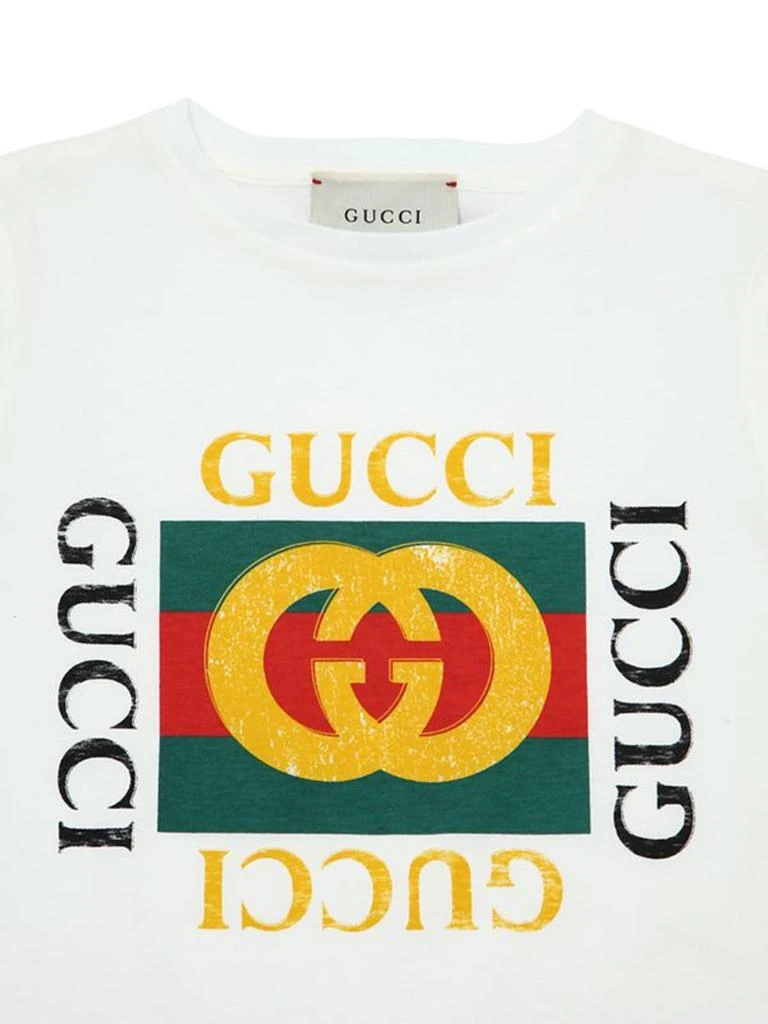 商品Gucci|Logo Print Cotton Jersey T-shirt,价格¥1746,第1张图片详细描述