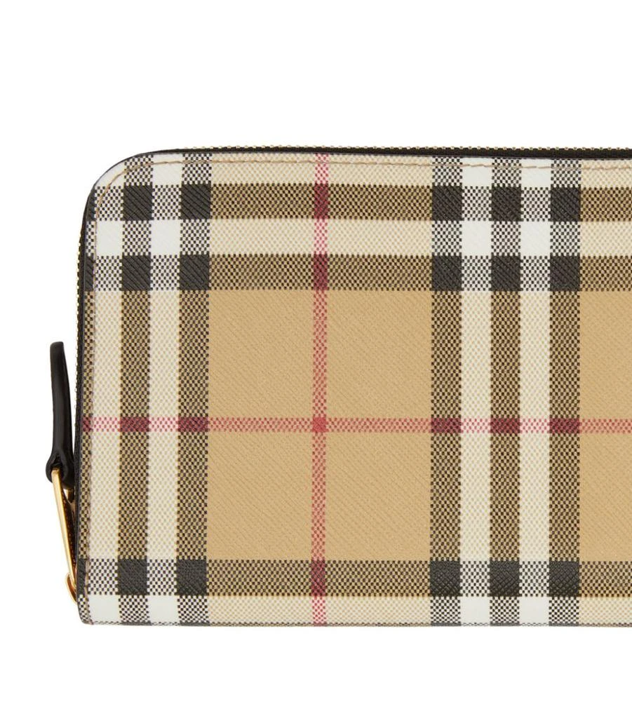 商品Burberry|Vintage Check Zip-Around Wallet,价格¥5057,第5张图片详细描述