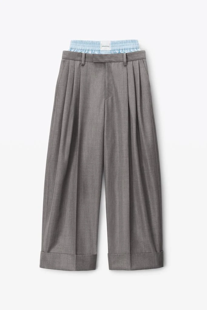 商品Alexander Wang|Layered Tailored Trouser In Wool Blend,价格¥3053,第3张图片详细描述