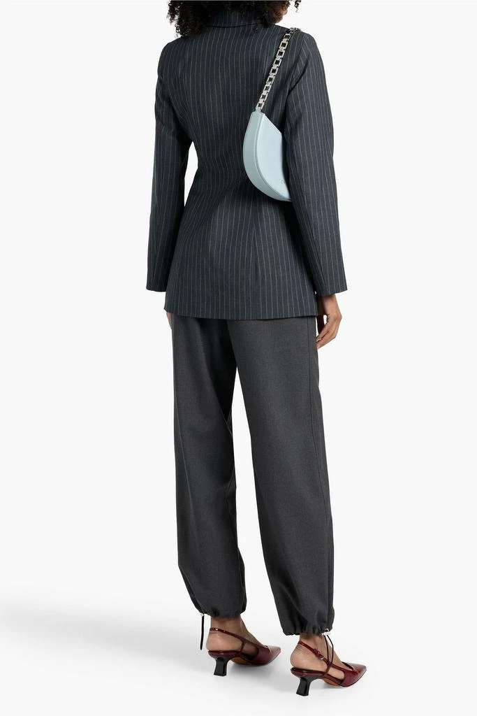 商品Ganni|Pinstriped twill blazer,价格¥1420,第3张图片详细描述