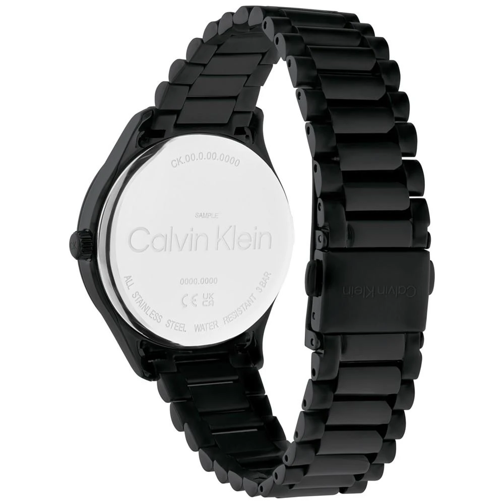 商品Calvin Klein|Women's Black Stainless Steel Bracelet Watch 35mm,价格¥1351,第3张图片详细描述
