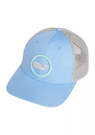 商品Vineyard Vines|Vines Rip Stop Whale Dot Trucker Hat,价格¥120,第1张图片