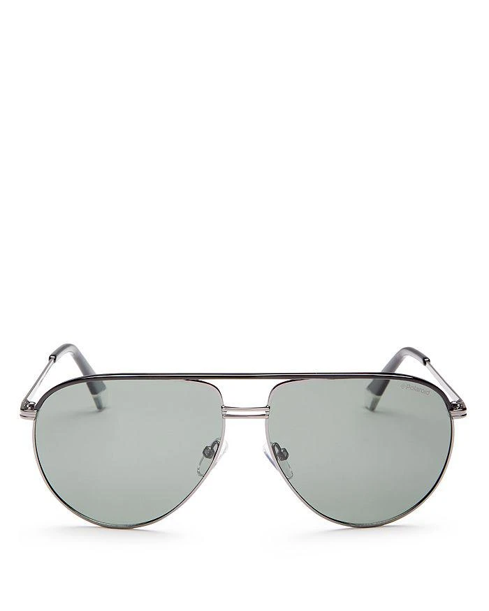 商品Polaroid|Brow Bar Aviator Sunglasses, 61mm,价格¥735,第1张图片