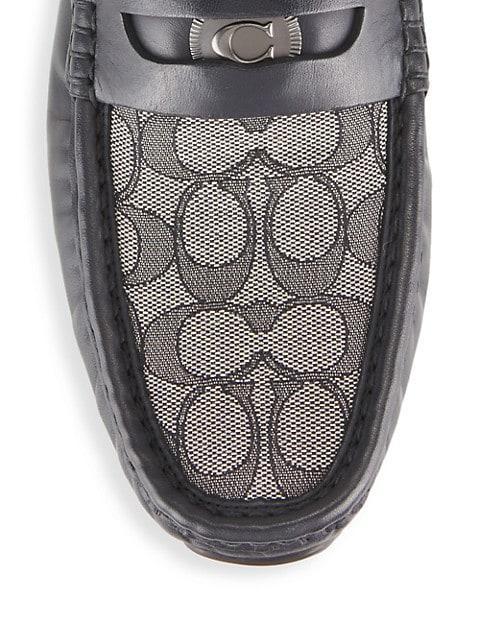 商品Coach|C Coin Leather Loafers,价格¥1572,第6张图片详细描述