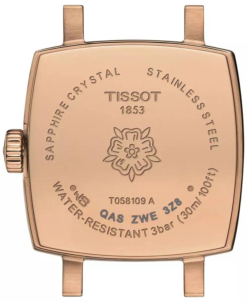 商品Tissot|Women's Lovely Summer Interchangeable Leather Strap Watch 20mm,价格¥2215,第2张图片详细描述