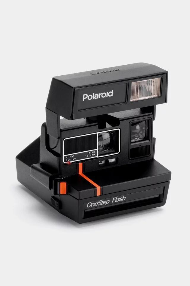 商品Polaroid|Polaroid Red Stripe Vintage 600 Instant Camera Refurbished by Retrospekt,价格¥1109,第1张图片