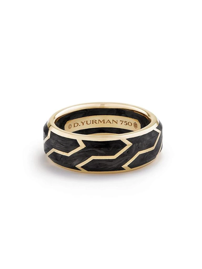 商品David Yurman|18K Yellow Gold Band Ring,价格¥16783,第1张图片