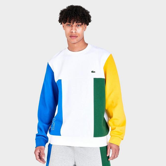 Men's Lacoste Color-Block Crewneck Sweatshirt商品第1张图片规格展示