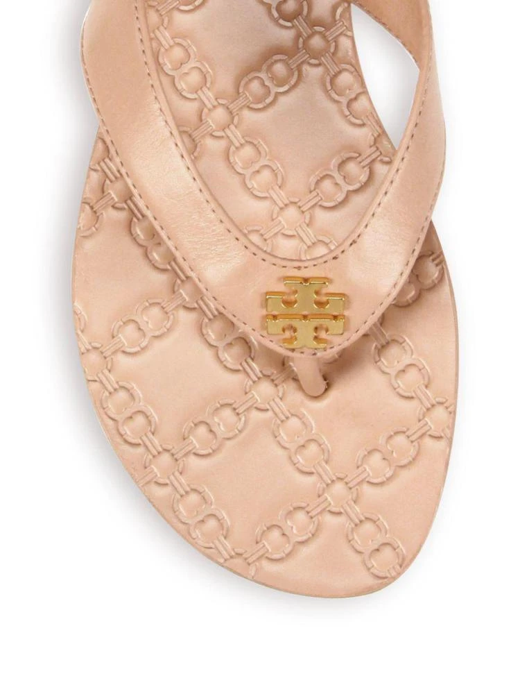 商品Tory Burch|Tory Burch - Monroe Leather Thong Sandals,价格¥777,第4张图片详细描述