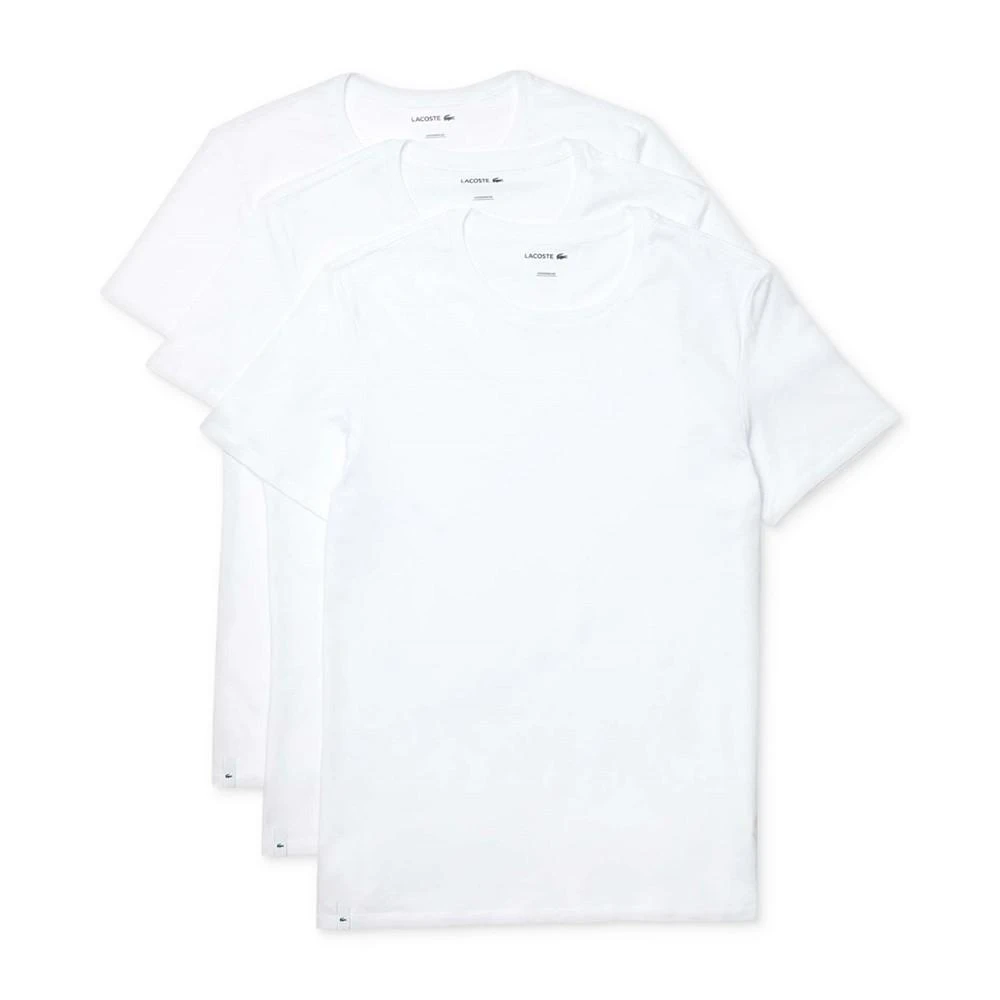 商品Lacoste|Men's Crew Neck Slim Fit Undershirt Set, 3-Piece,价格¥311,第4张图片详细描述