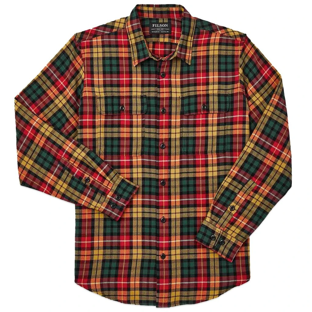 商品Filson|Filson Scout Shirt - Spruce Gold Plaid,价格¥931,第1张图片