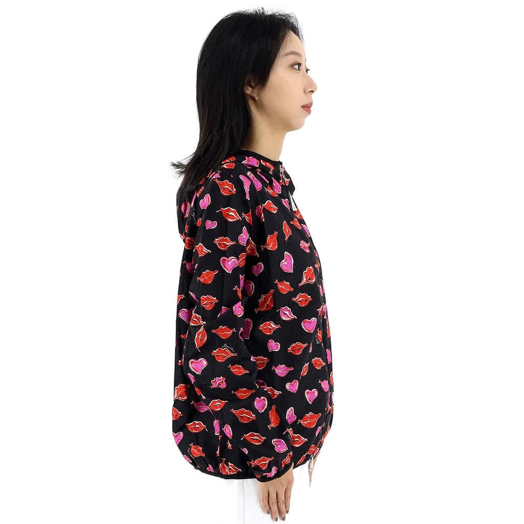 商品Moncler|Ladies Bomber Jacket With Hearts And Lips Print,价格¥3042,第2张图片详细描述