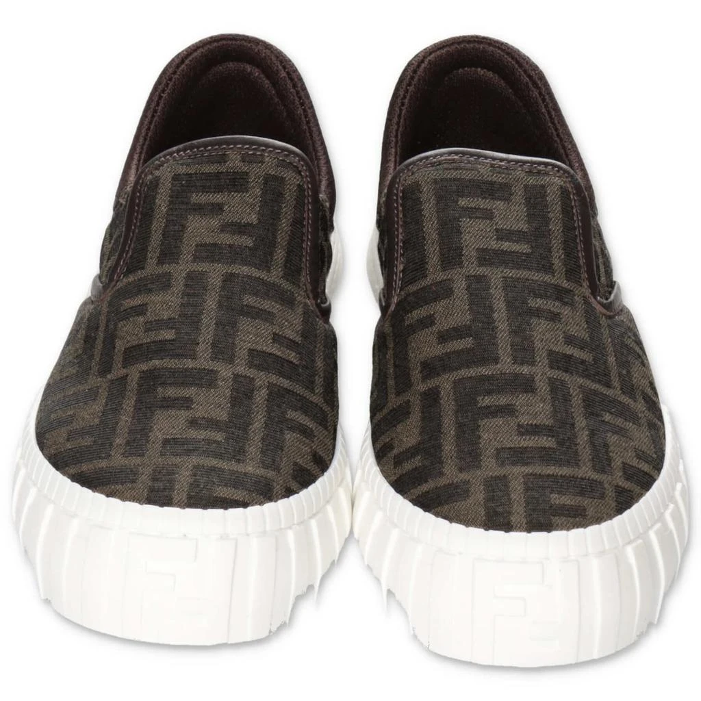 商品Fendi|Fendi Sneakers Marroni Zucca Print,价格¥2025,第1张图片