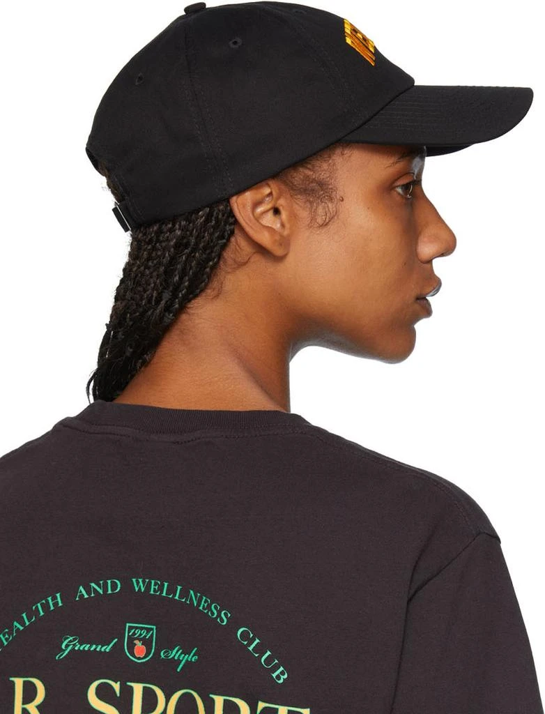 商品Sporty & Rich|Black 'Wellness' Cap,价格¥134,第3张图片详细描述