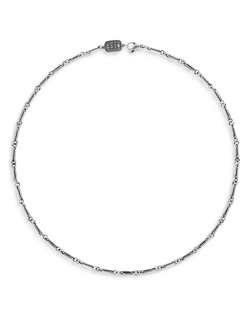 Sterling Silver Small Paperclip Necklace, 24" 商品