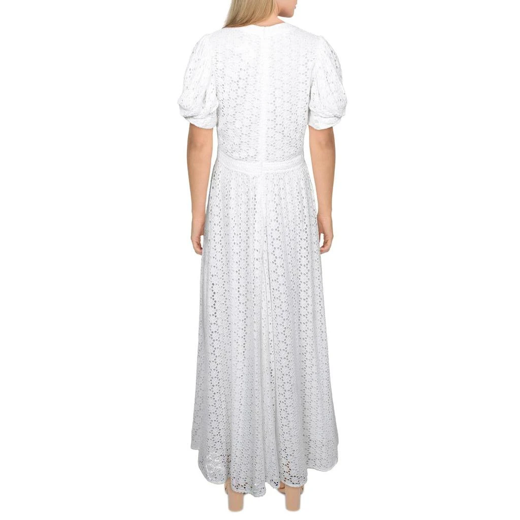 商品Ralph Lauren|Polo Ralph Lauren Womens Eyelet Puff Sleeve Maxi Dress,价格¥653,第2张图片详细描述