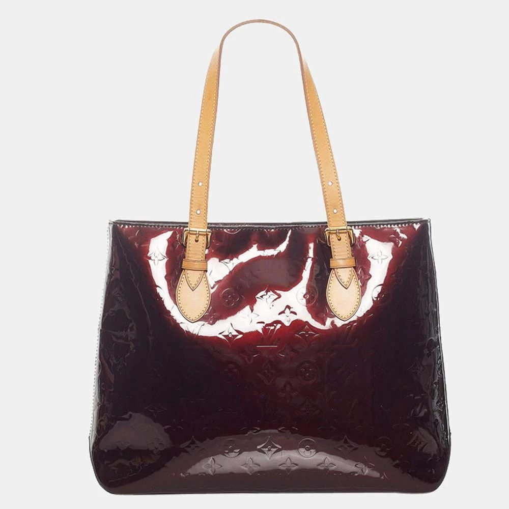 商品[二手商品] Louis Vuitton|Louis Vuitton Brown Monogram Vernis Leather Brentwood Tote Bag,价格¥6212,第3张图片详细描述