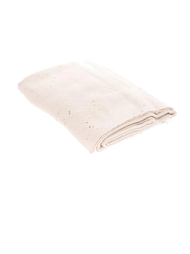 商品Brunello Cucinelli|Brunello cucinelli women's beige cashmere scarf,价格¥12930,第2张图片详细描述