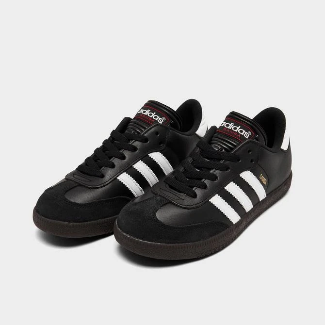 商品Adidas|大童Samba经典款足球鞋 真皮 Smooth036516A BKW,价格¥526,第2张图片详细描述
