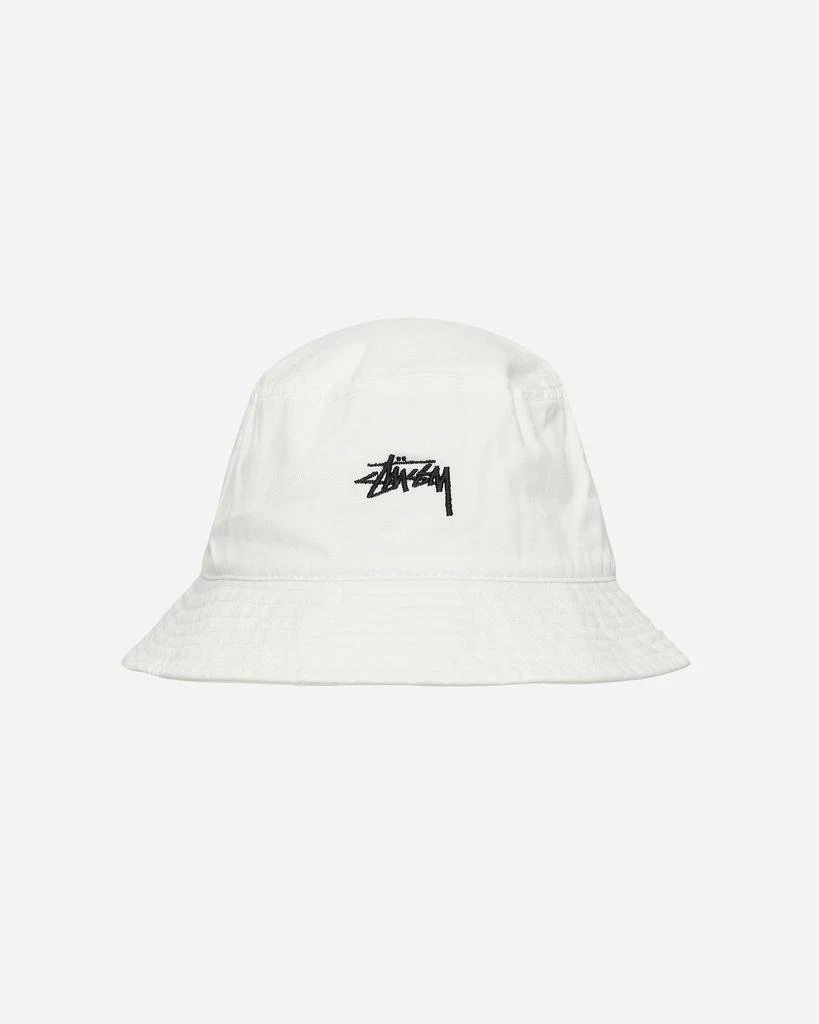商品STUSSY|Stock Bucket Hat White,价格¥387,第2张图片详细描述