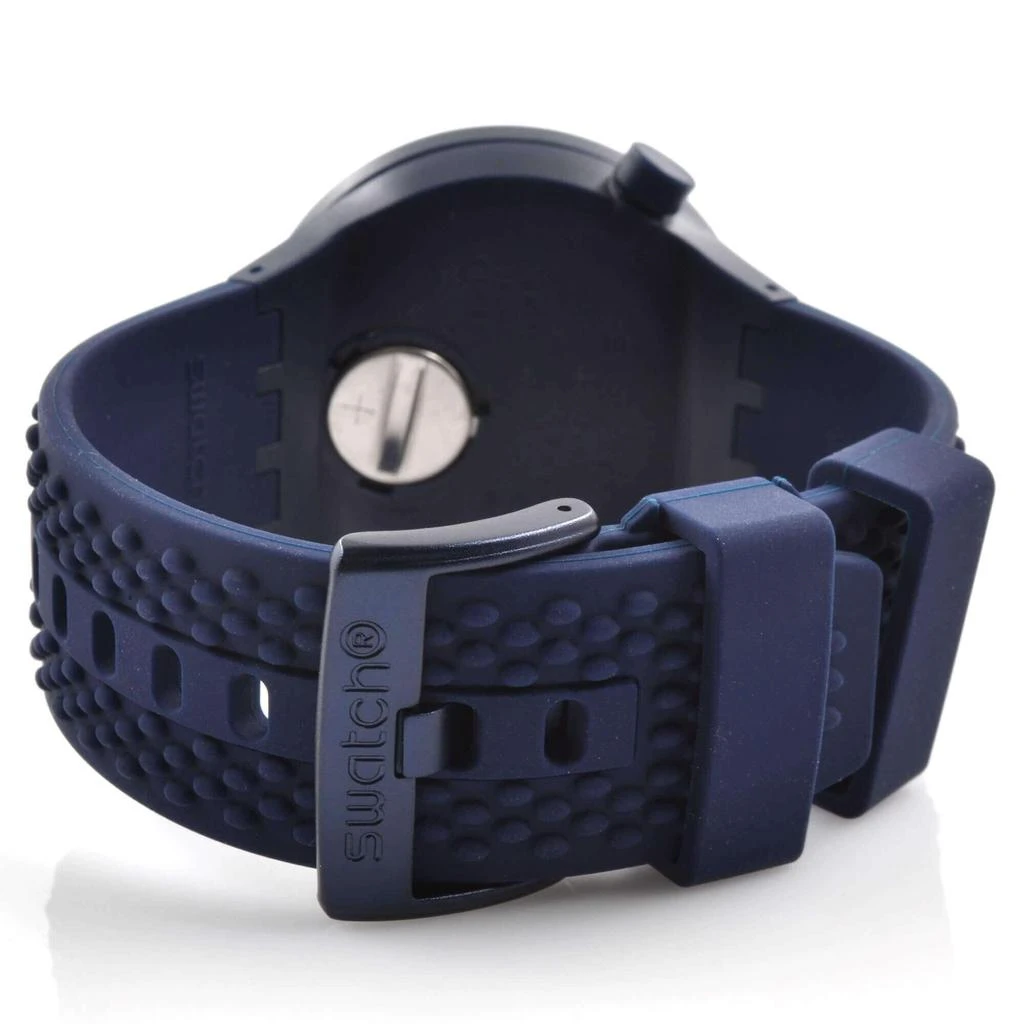 商品Swatch|Swatch Men's Watch - Big Bold Bbnavy Swiss Quartz Blue Dial Rubber Strap | SO27N100,价格¥636,第3张图片详细描述