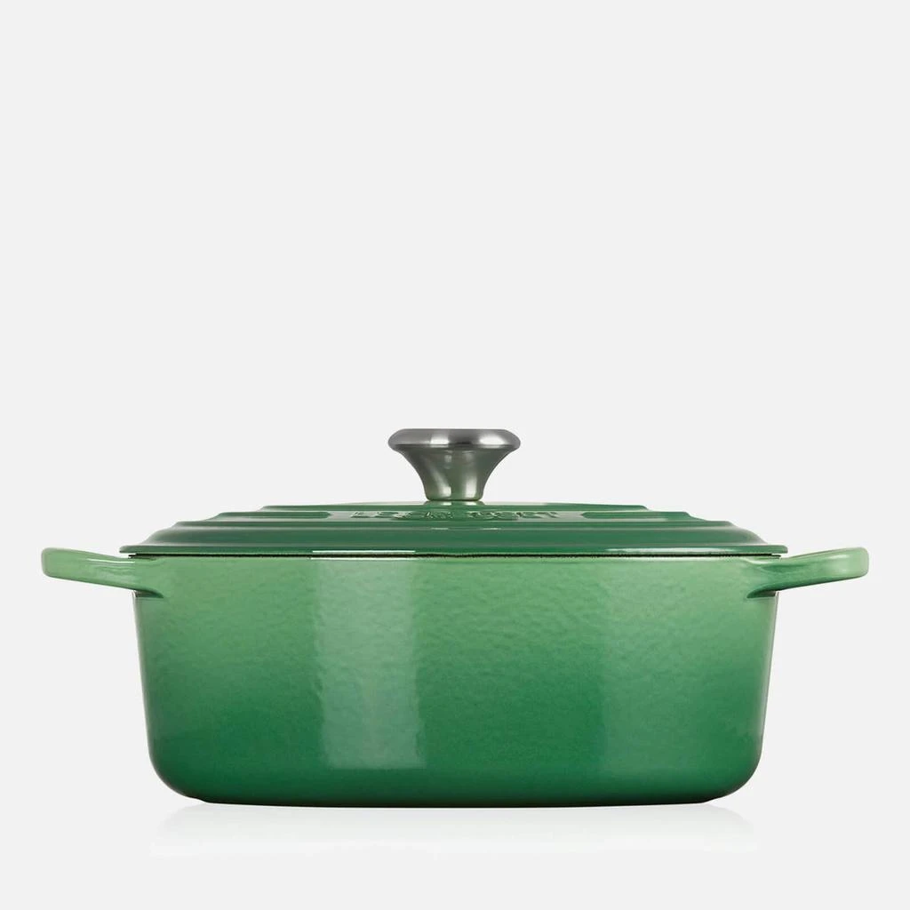 商品Le Creuset|Le Creuset Signature Cast Iron Oval Casserole - 27cm - Bamboo Green,价格¥2184,第3张图片详细描述
