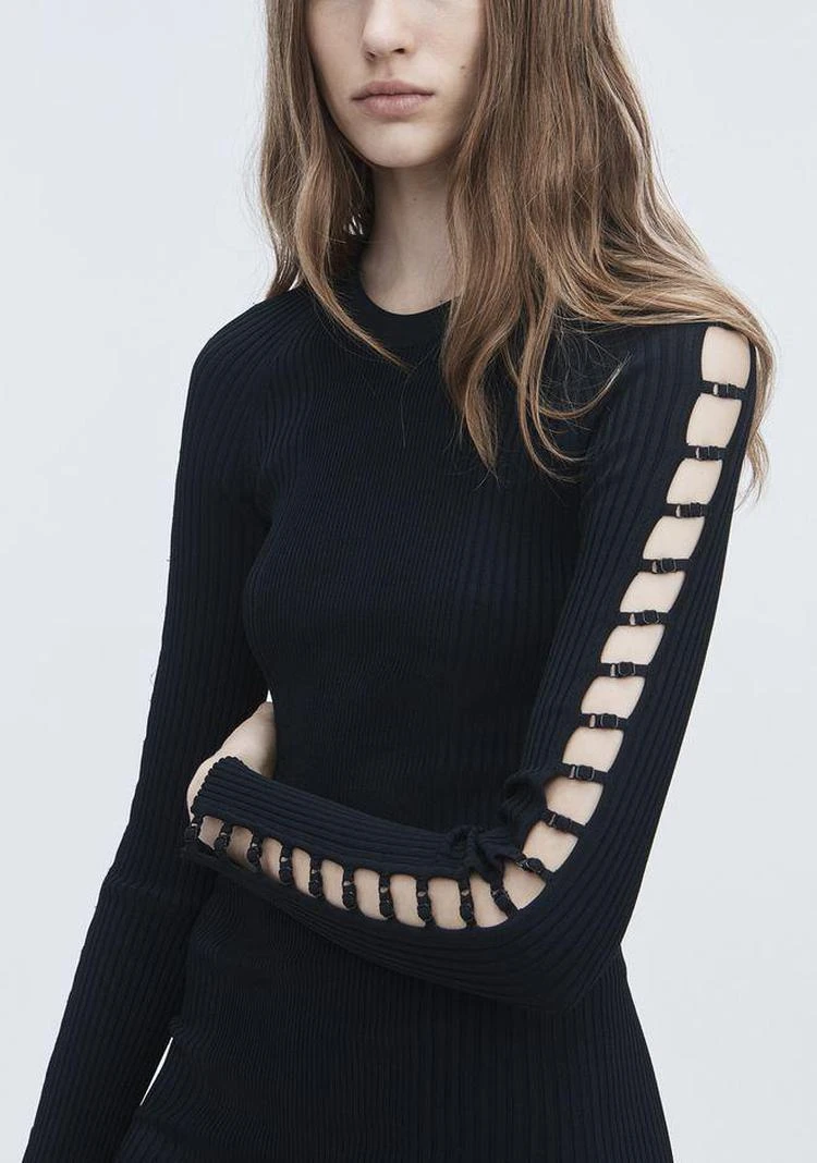 商品Alexander Wang|BRA STRAP MIDI DRESS,价格¥1491,第4张图片详细描述