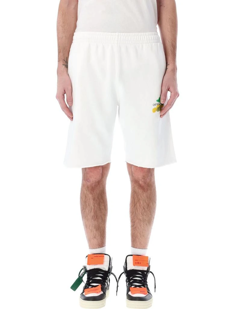 商品Off-White|Off-White Logo Printed Track Shorts,价格¥3567,第1张图片