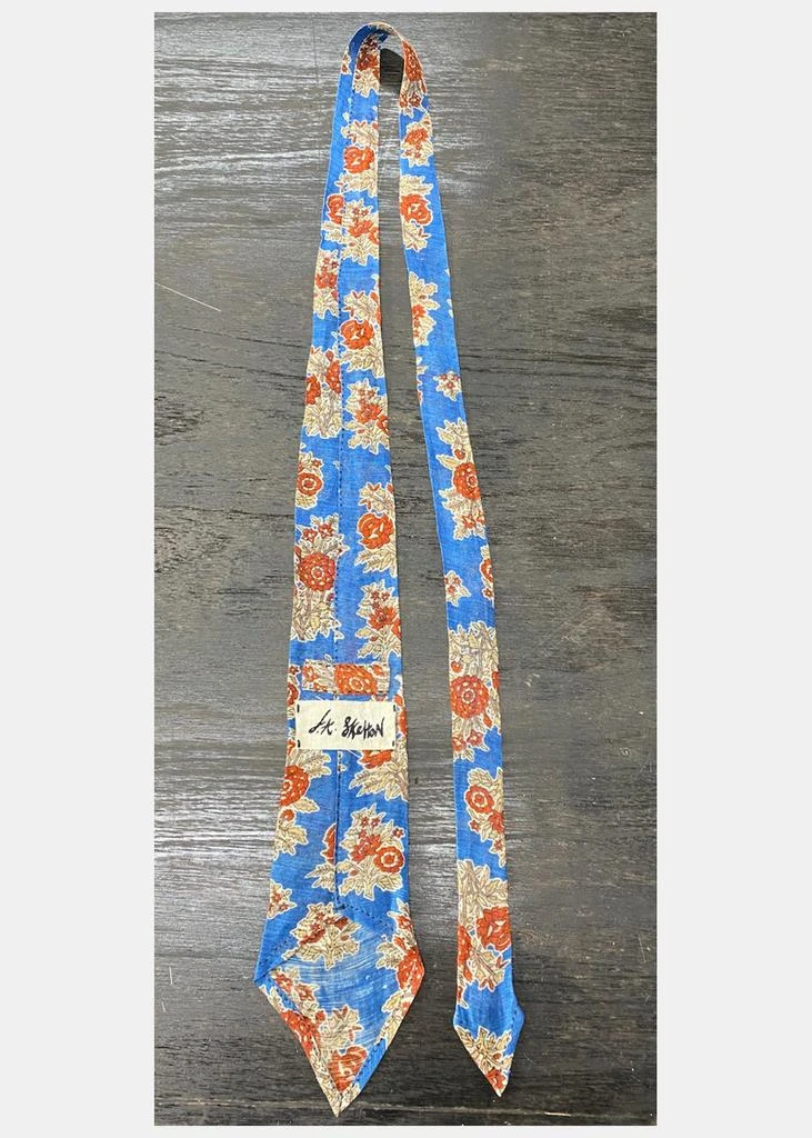 商品JOHN ALEXANDER SKELTON|John Alexander Skelton Blue & Red Floral Tie,价格¥1744,第2张图片详细描述
