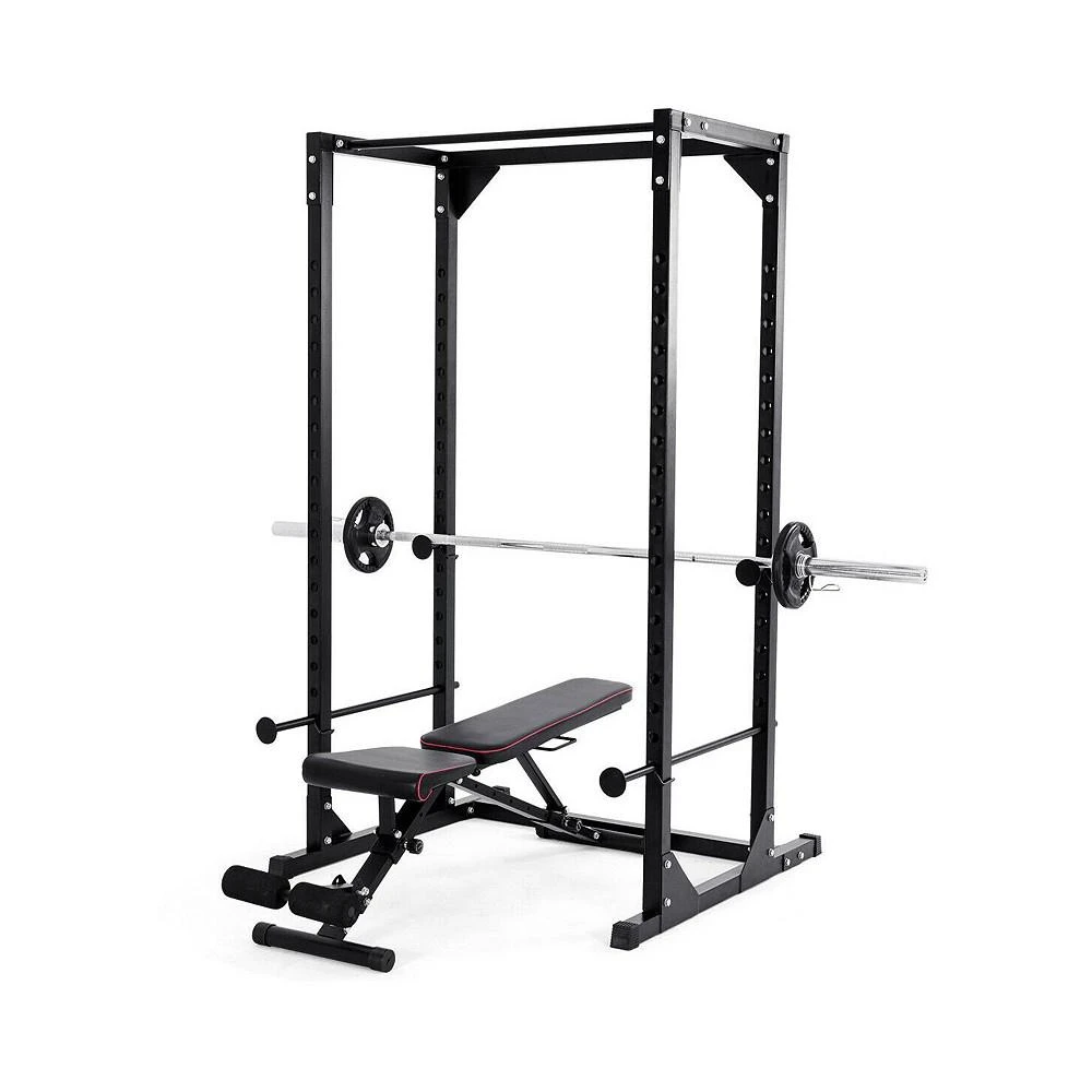 商品Costway|Adjustable Dumbbell Rack Cage Chin up Squat Stand,价格¥1393,第1张图片