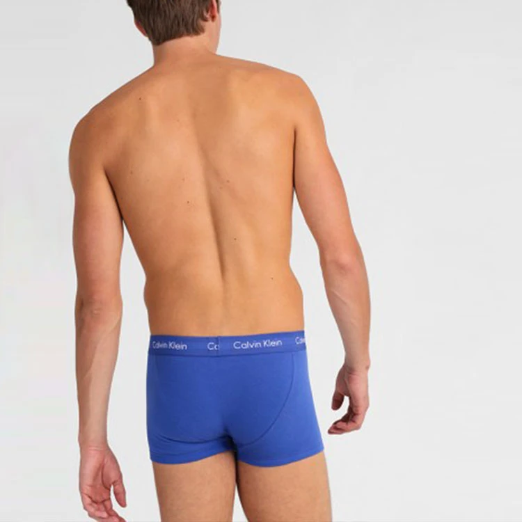 商品[国内直发] Calvin Klein|CK/ 字母Logo平角内裤 男款 3条装 2件装 多色,价格¥285,第8张图片详细描述