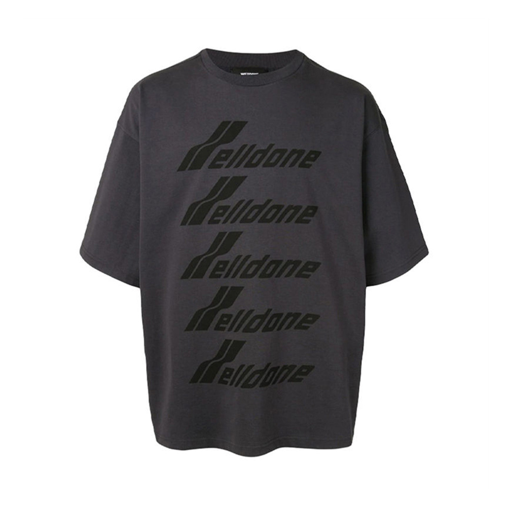 商品We11done|WE11DONE 女士深灰色T恤 WD-TP6-20-074-U-CH,价格¥960,第1张图片