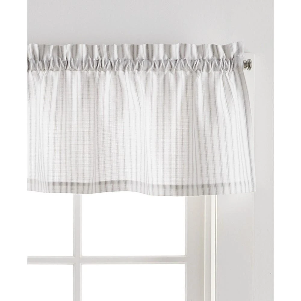 商品Martha Stewart|Ticking Stripe 3-Pc. Valance & Tiers Set, Created For Macy's,价格¥262,第3张图片详细描述